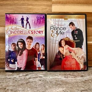 📀 Teen Princess DVD Bundle – Another Cinderella Story + The Prince & Me 👑✨💖